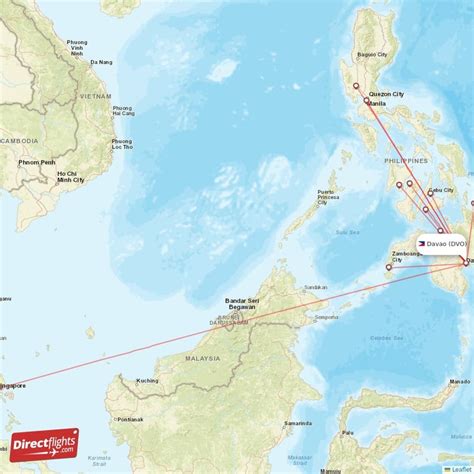 Direct flights from Davao City to Cebu .